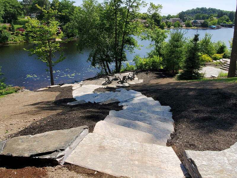 Magnetawan Stone Stairs Setup