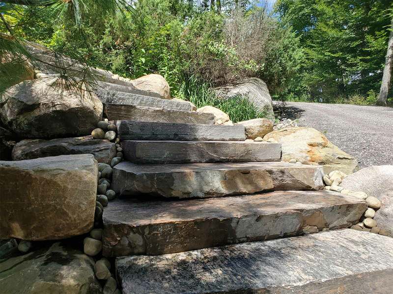 Stone Stairs Configuration In Rosseau