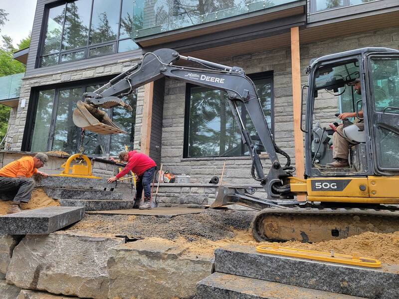 Professional Flagstone Setup Bracebridge