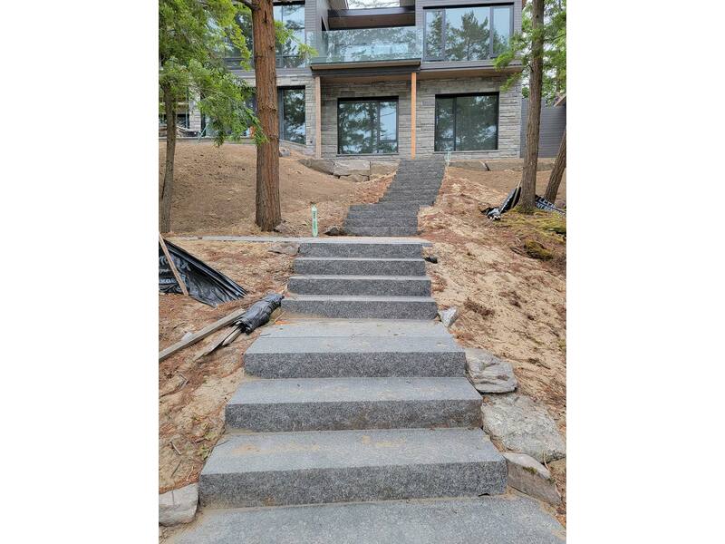 Firepit Installation In Magnetawan